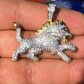 Lion Hip Hop Diamond pendant  customdiamjewel   