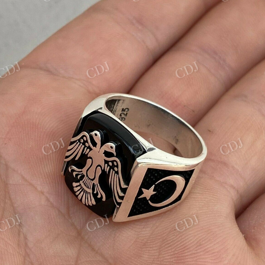 Antique Eagle Plain Ring For Men's  customdiamjewel   