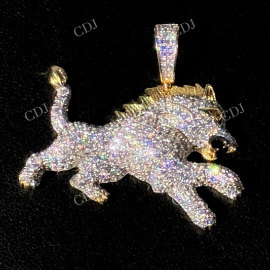 Lion Hip Hop Diamond pendant  customdiamjewel   