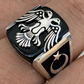 Antique Eagle Plain Ring For Men's  customdiamjewel   