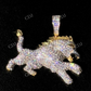 Lion Hip Hop Diamond pendant  customdiamjewel   