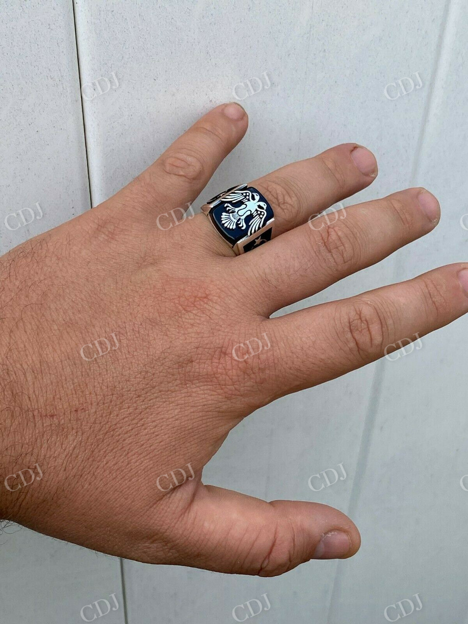 Antique Eagle Plain Ring For Men's  customdiamjewel   