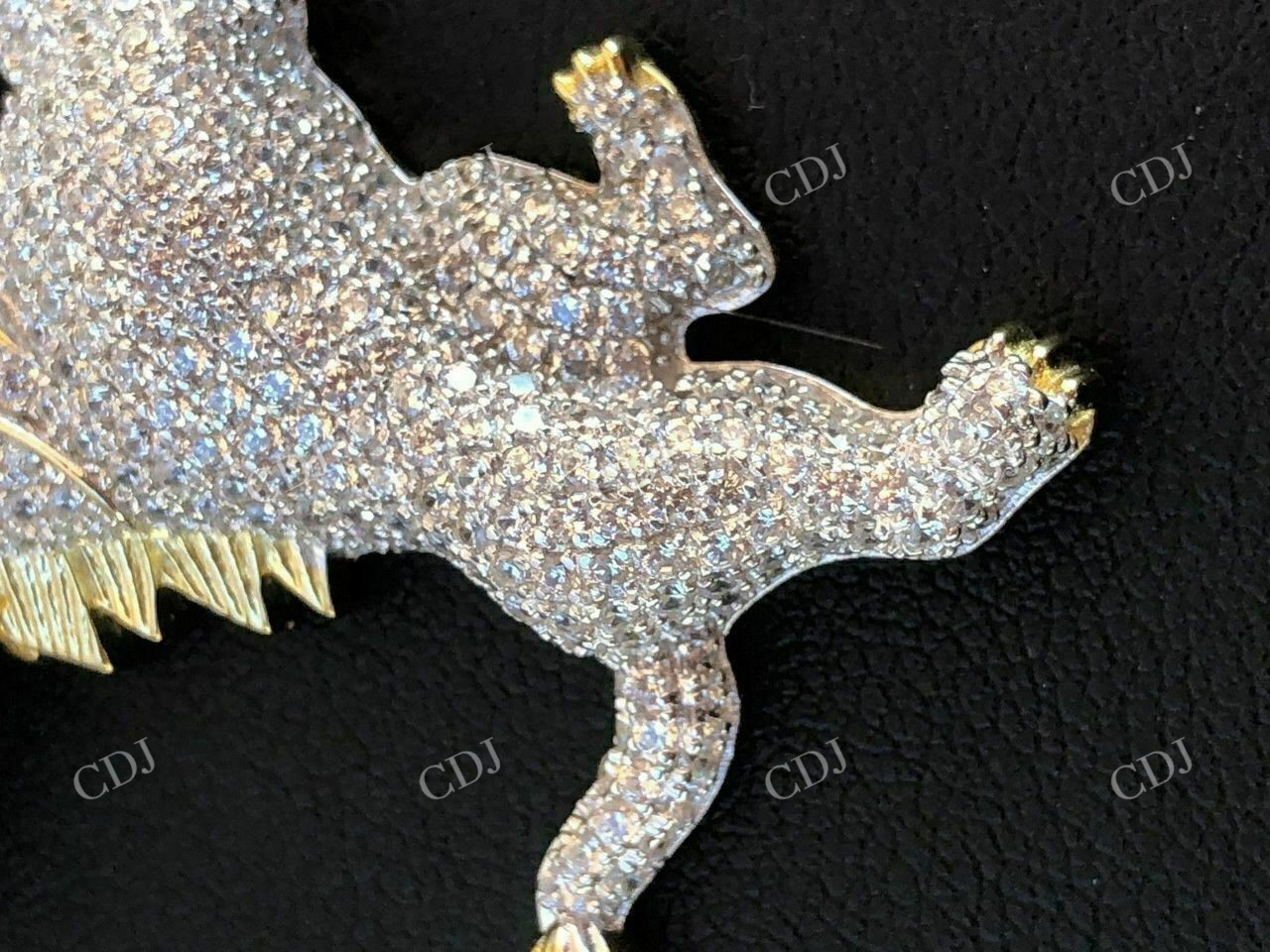 Lion Hip Hop Diamond pendant  customdiamjewel   