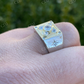 Hip Hop Solid Gold Bezel Set Solitaire Men's Ring  customdiamjewel   