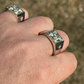 Hip Hop Solid Gold Bezel Set Solitaire Men's Ring  customdiamjewel   