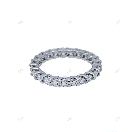 Classic Round 925 Silver Eternity Wedding Band hip hop jewelry customdiamjewel