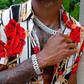 Baguette Iced Out Hip Hop Cuban Link Chain and Bracelet  customdiamjewel   