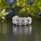 Oval Lab-Grown Diamond Halo Band