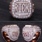 Men's Iced Out Hip Hop Custom Made Letter Name Champion Ring hip hop jewelry CustomDiamJewel   