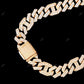 925 Sterling Silver Unique Design Moissanite Cuban Link Chain CustomDiamJewel
