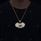 Hip Hop Enamel Printed Moissanite Cartoon Pendant hip hop jewelry CustomDiamJewel
