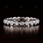 White Gold Bezel Set Natural Diamond Wedding Band  customdiamjewel   