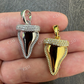 Shark Tooth Iced Diamond Pendant  customdiamjewel   