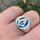 Mason Masonic Latter Hip Hop Ring  customdiamjewel   