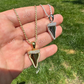 Shark Tooth Iced Diamond Pendant  customdiamjewel   