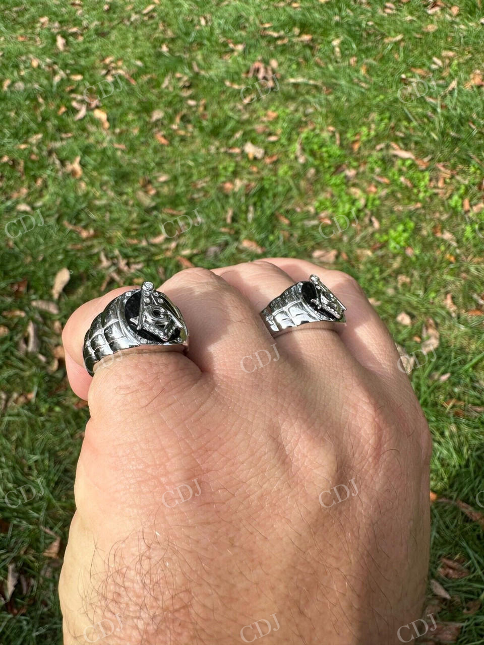 Mason Masonic Latter Hip Hop Ring  customdiamjewel   