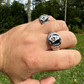 Mason Masonic Latter Hip Hop Ring  customdiamjewel   