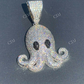 Octopus Iced Out Hip Hop Diamond Pendant  customdiamjewel   