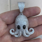 Octopus Iced Out Hip Hop Diamond Pendant  customdiamjewel   
