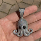 Octopus Iced Out Hip Hop Diamond Pendant  customdiamjewel   