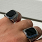 Solid Gold Black Diamond Signet Ring  customdiamjewel   