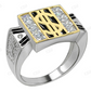 Dollar Sign Diamond Ring For Hip Hop Men's  customdiamjewel   