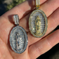 Virgin Mary Iced Baguette Diamond Pendant  customdiamjewel   