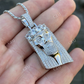 Jesus Piece Iced Out Diamond Pendant  customdiamjewel   