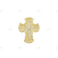 Sterling Silver Moissanite Jesus Cross Ring hip hop ring customdiamjewel