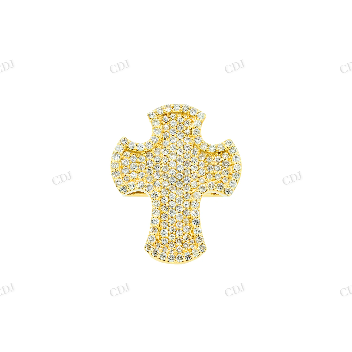 Sterling Silver Moissanite Jesus Cross Ring hip hop ring customdiamjewel