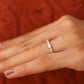 Alternative Baguette and Round Diamond Wedding Band  customdiamjewel   
