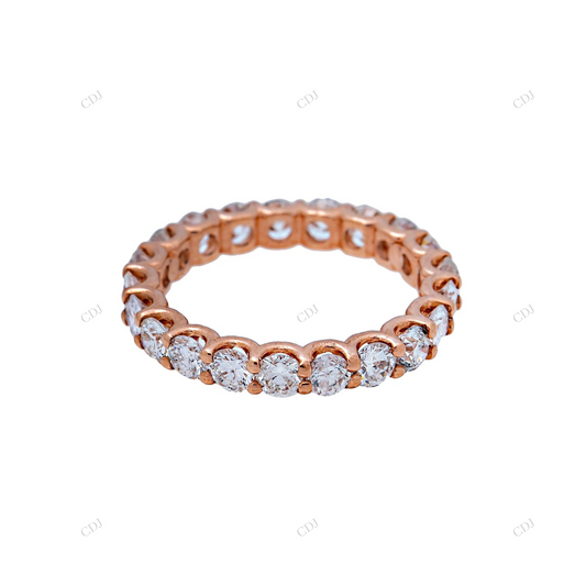 14K Rose Gold Silver Moissanite Stackable Ring hip hop jewelry customdiamjewel