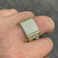 14k Gold Lab Grown Diamond Hip Hop Ring  customdiamjewel   