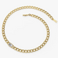 0.12CTW Moissanite Bezel Set Link Diamond Bracelet  customdiamjewel   