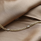0.12CTW Moissanite Bezel Set Link Diamond Bracelet  customdiamjewel   