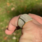 14k Gold Lab Grown Diamond Hip Hop Ring  customdiamjewel   
