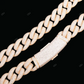 VVS Moissanite 925 Silver Miami Cuban Link Chain CustomDiamJewel