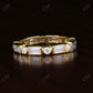 Alternative Baguette and Round Diamond Wedding Band  customdiamjewel   
