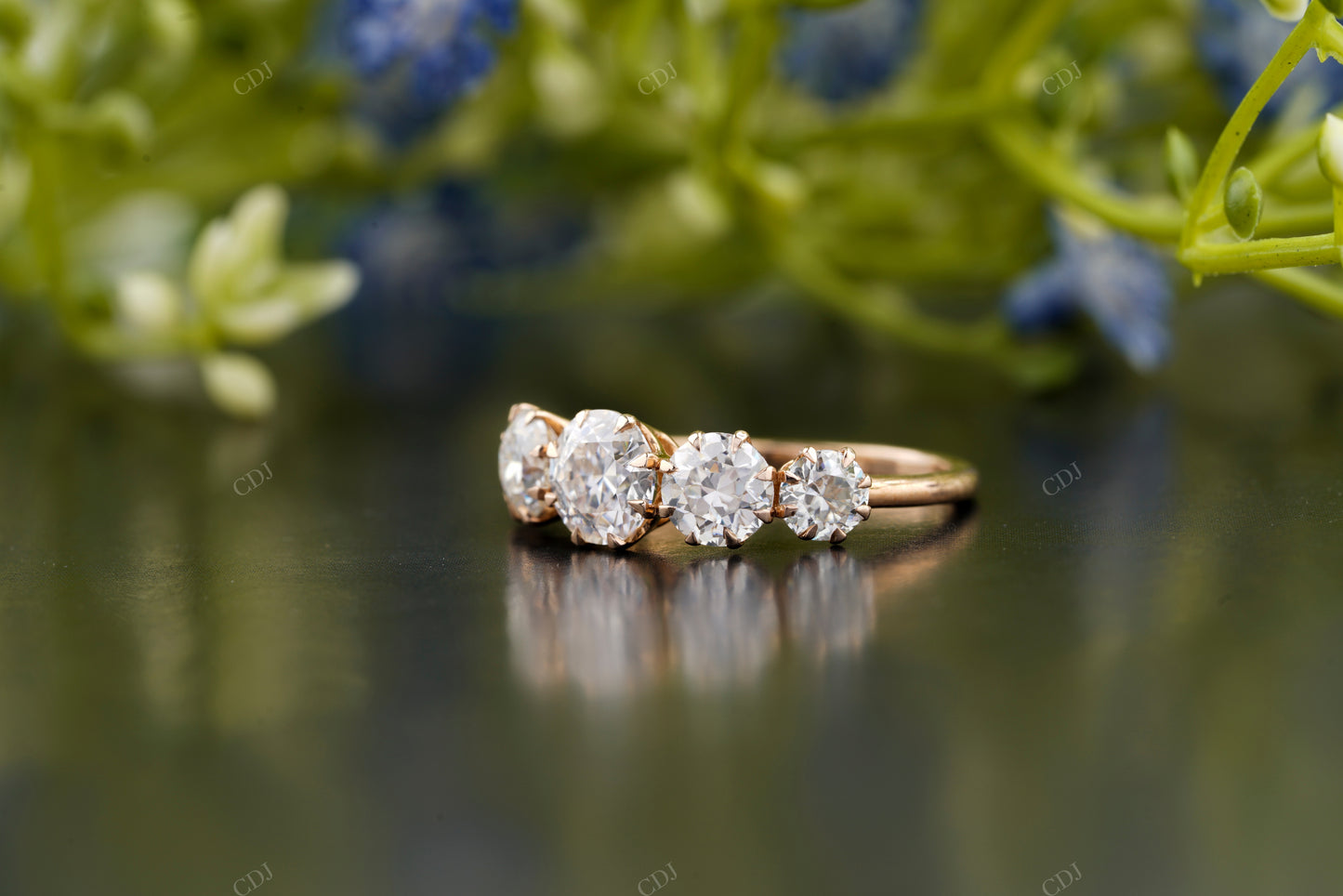 Lab-Grown Diamond Five-Stone Ring