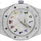 Men Women Arabic Custom Dial Hip Hop VVS Moissanite Diamond Watch customdiamjewel