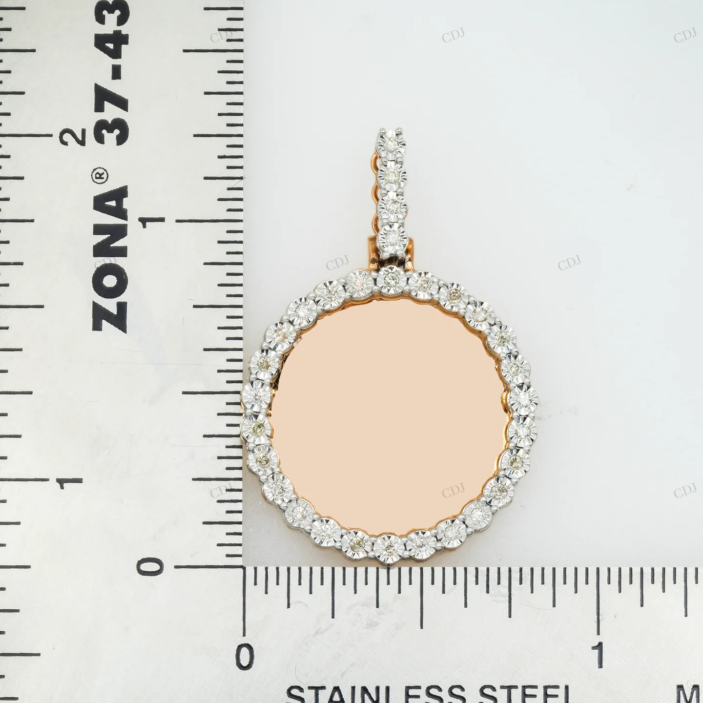 1.3 Inch Circle Picture Moissanite Pendant hip hop jewelry customdiamjewel