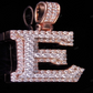 1.5" 1.75 CTW 14K Gold Natural Diamond Custom E Letter Pendant CustomDiamJewel
