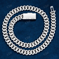 Custom Clasp 3-Row 15MM Cuban Link Chain hip hop jewelry customdiamjewel   