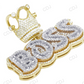 925 Silver Moissanite BOSS Crown Letter Pendant hip hop jewelry CustomDiamJewel