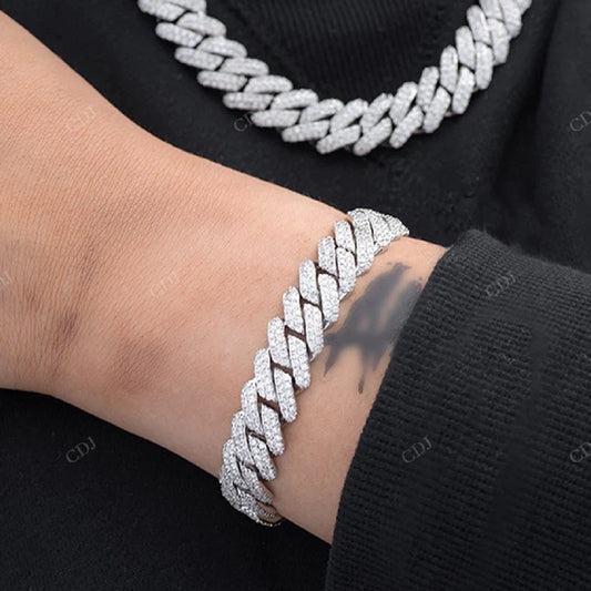 Full Ice Out Hip Hop Rapper Style Bracelet hip hop jewelry CustomDiamJewel