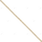 18KT Yellow Gold Moissanite Sterling Silver Tennis Chain CustomDiamJewel