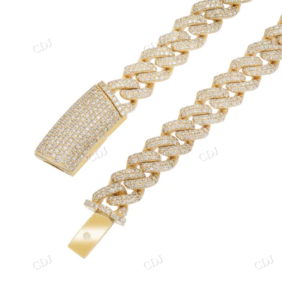 Hip Hop 14K Gold Miami Cuban Link Chain hip hop jewelry CustomDiamJewel