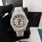 Men's Luxury Automatic Rolex Hip Hop Style Diamond Studded Watch customdiamjewel