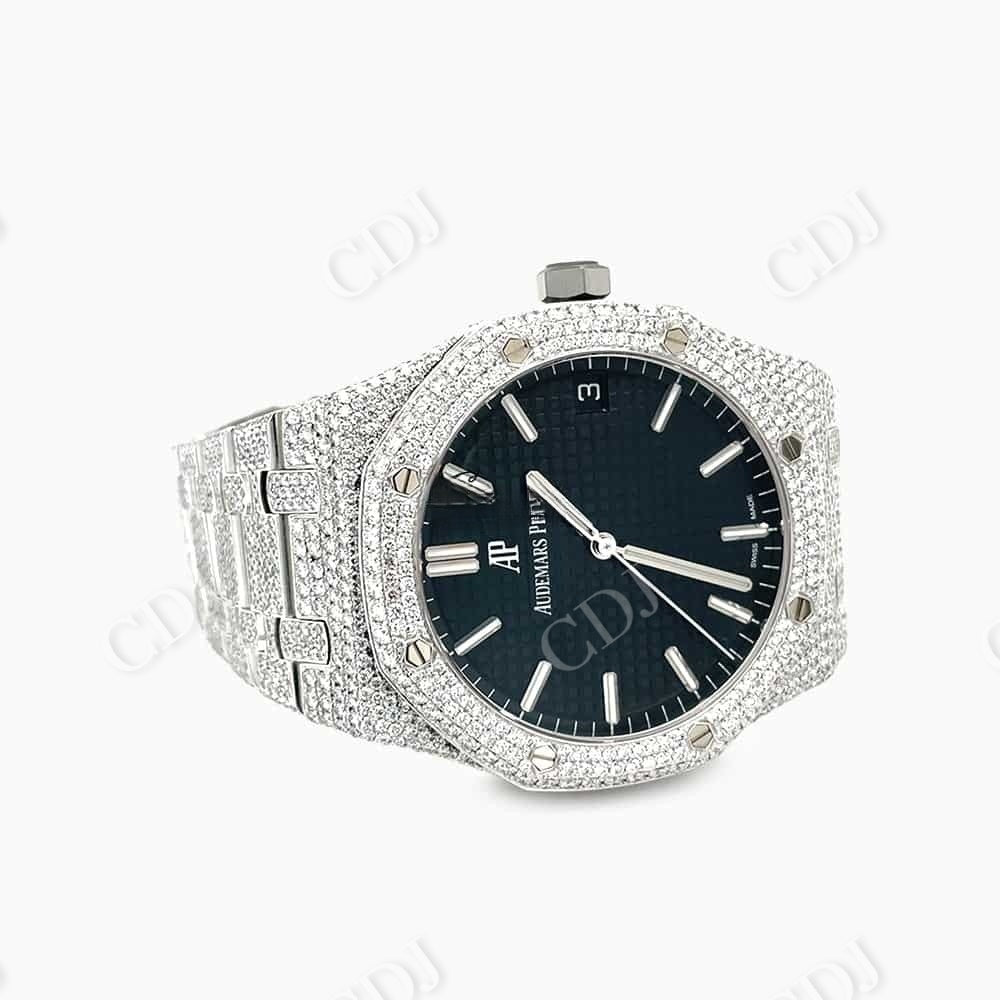 Hip Hop Iced Out Moissanite AP Watch customdiamjewel