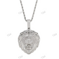 High Quality Iced Out Custom Lion Head Diamond Pendant hip hop jewelry CustomDiamJewel